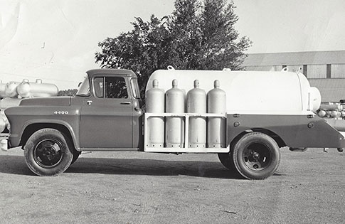 1949 propane delivery truck